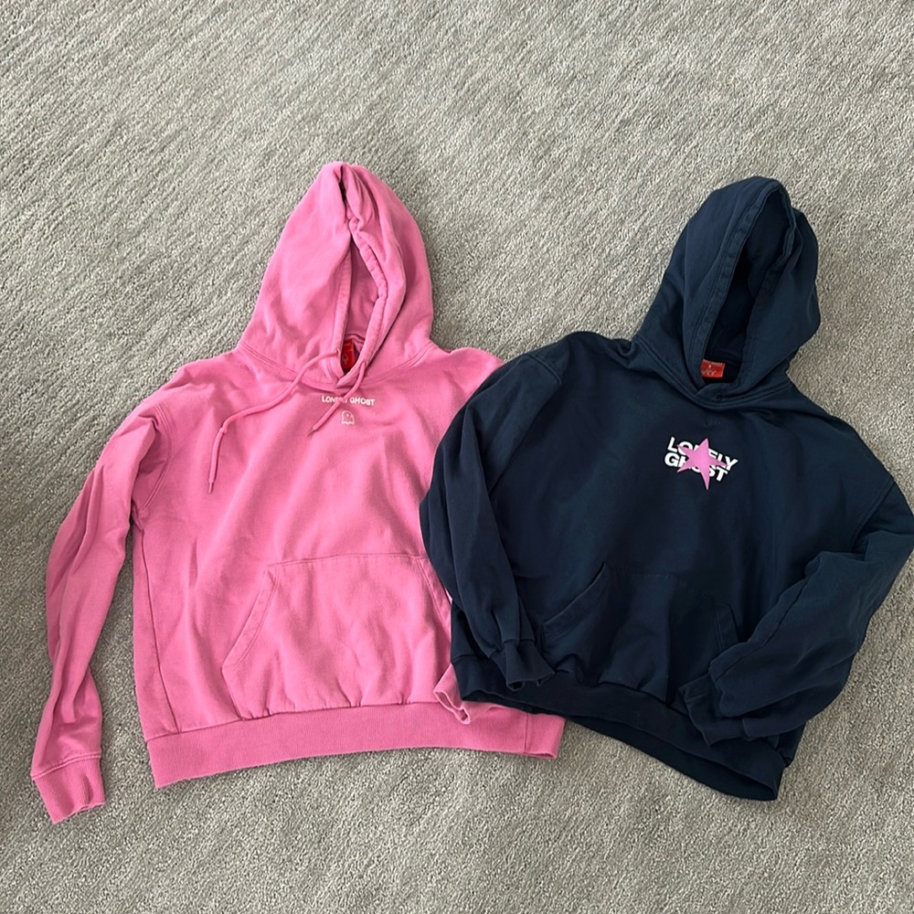 Lonely Ghost Sweatshirts x2- Size Small
